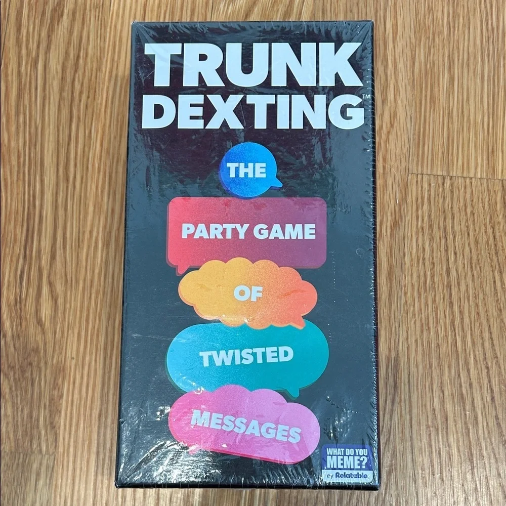 Trunk Dexting Party Game by what do you meme new in box